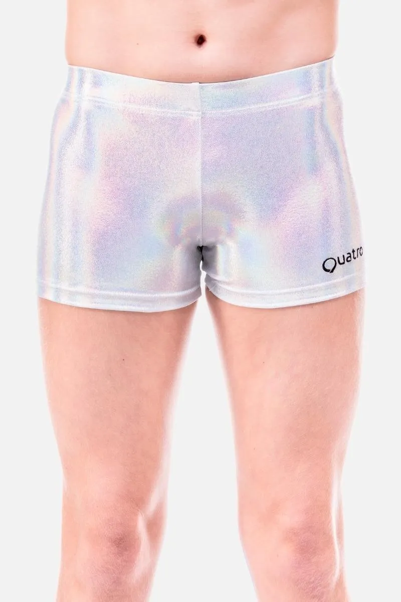 Silver Holo Mystique Shorts