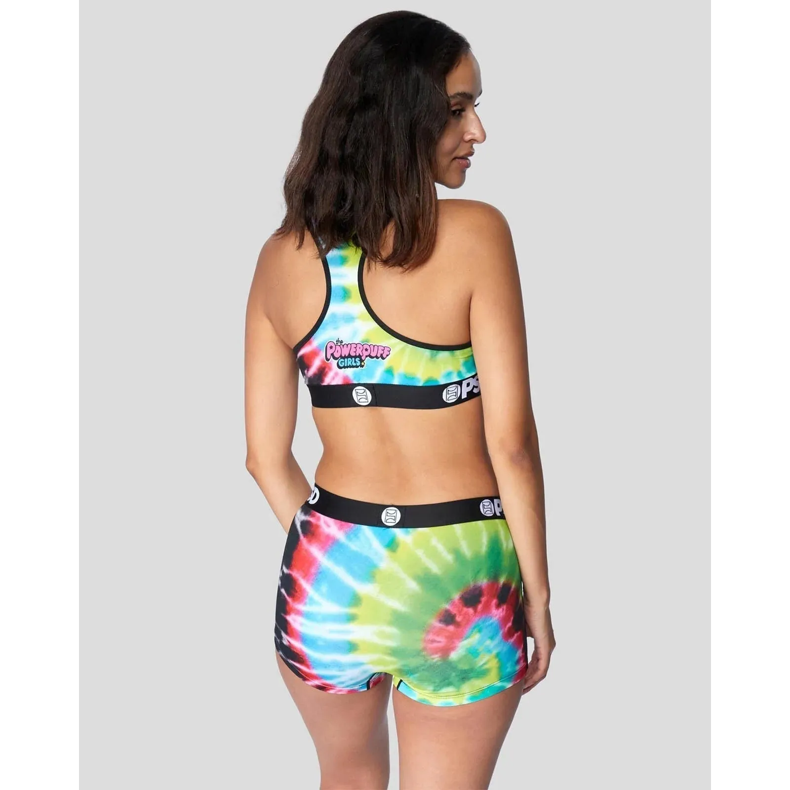 The Powerpuff Girls Tie Dye Sports Bra
