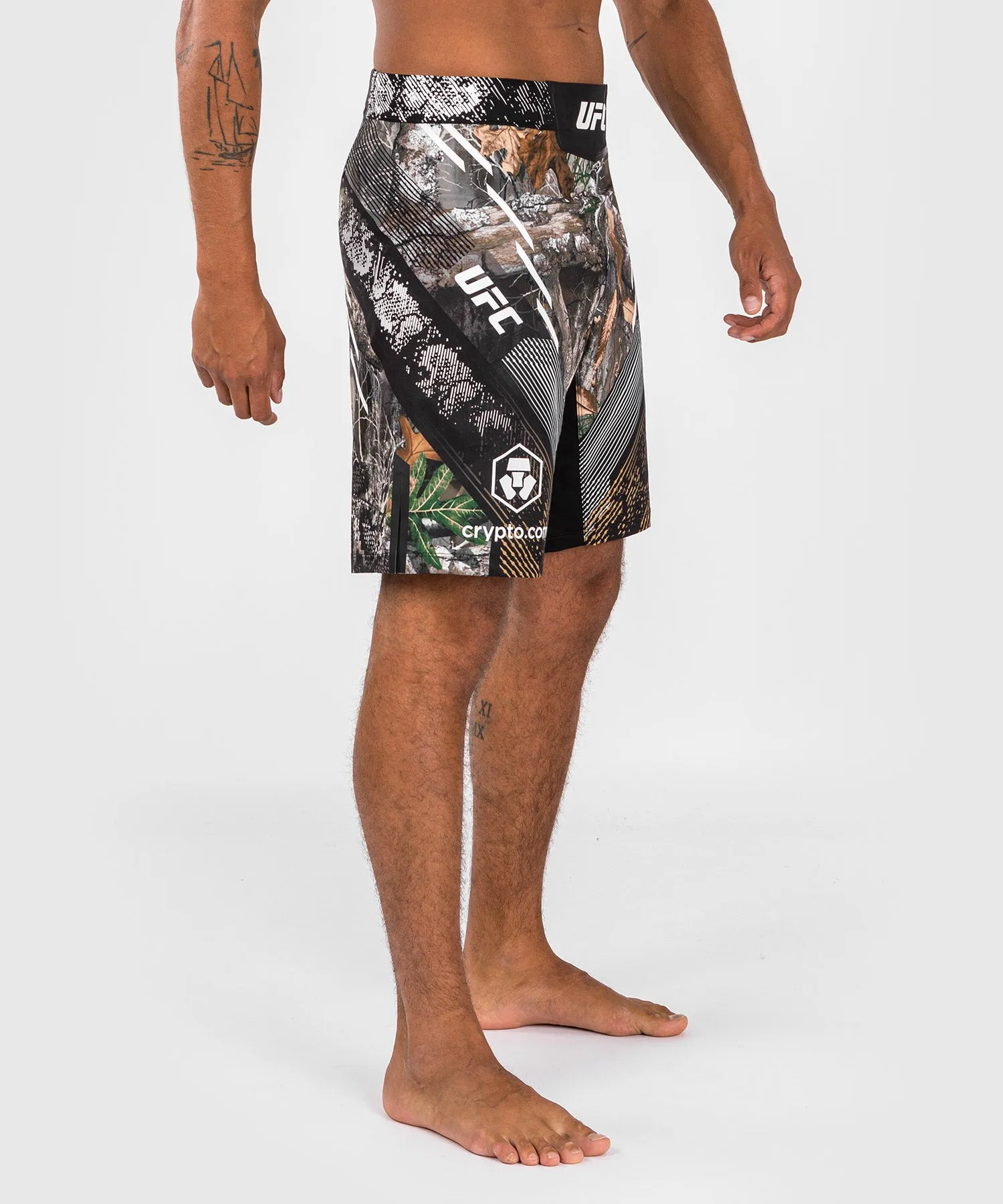 UFC Adrenaline by Venum Fight Night Men's Realtree Camo Fightshort - Long Fit