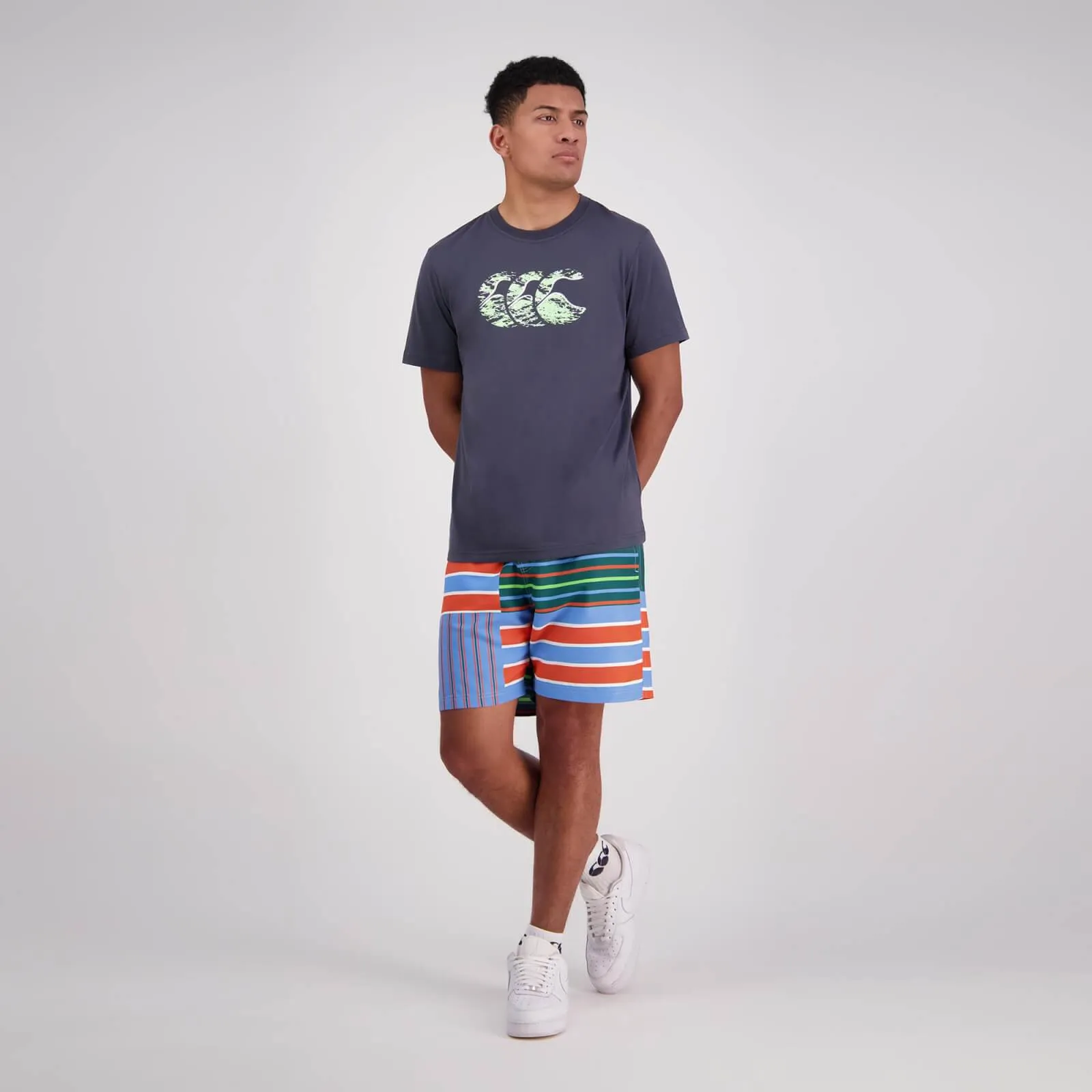 Uglies 8" Awning Short - azure blue