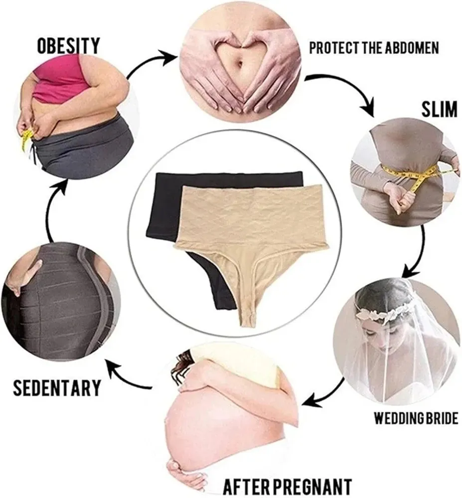Women High Waist Thong Butt Lifter Shapewear Panty - 522