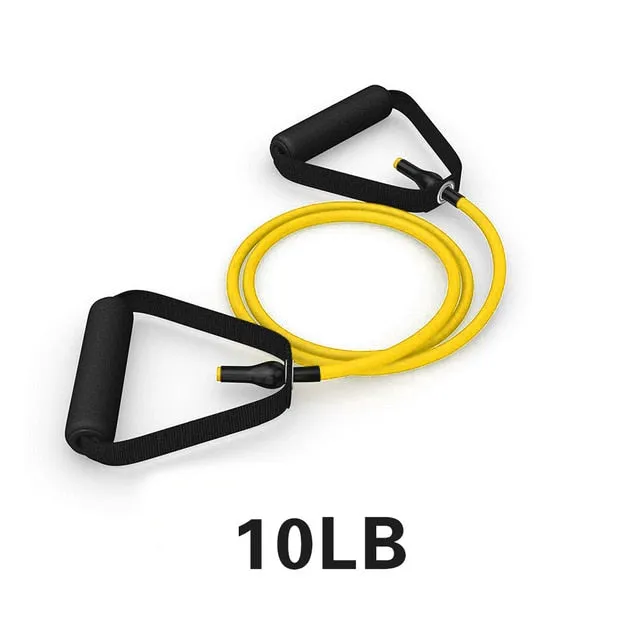 Yoga Pull Rope Elastic Resistance Bands Fitness Workout Exercise