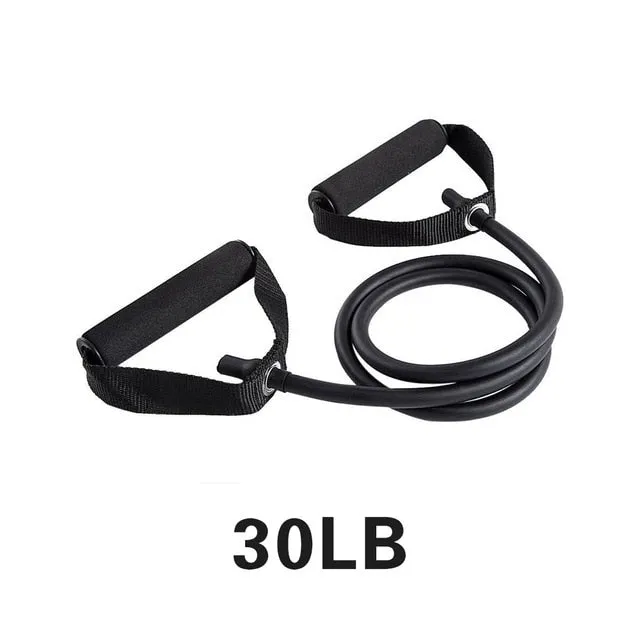 Yoga Pull Rope Elastic Resistance Bands Fitness Workout Exercise