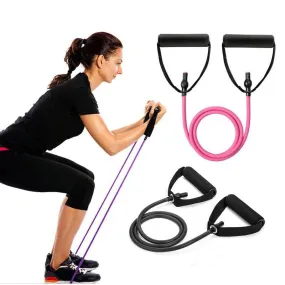 Yoga Pull Rope Elastic Resistance Bands Fitness Workout Exercise